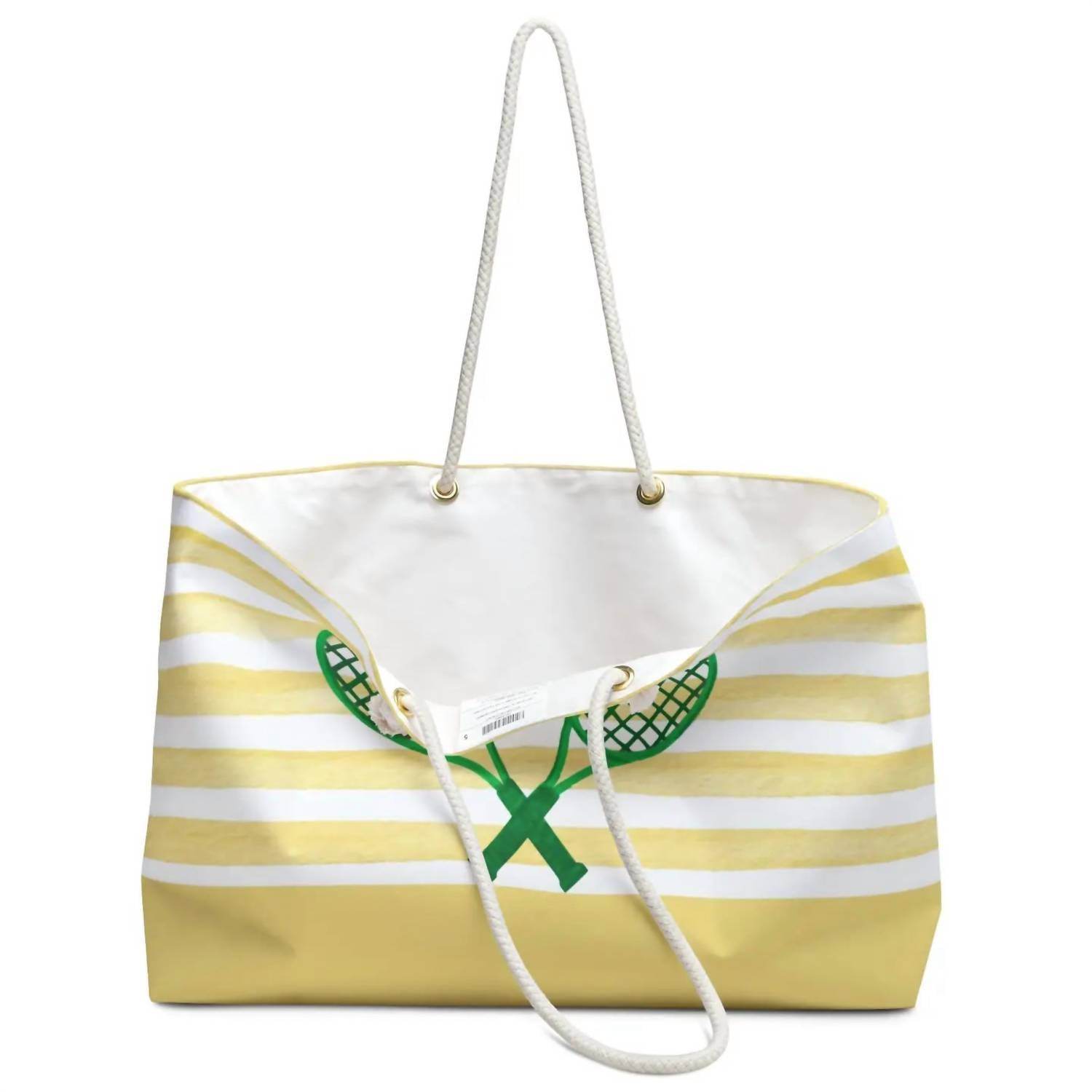 The Spoiled Office - Tennis Weekender Tote Bag And Pouch Set - Rack Hunt -