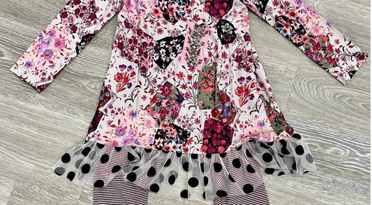 Zaza Couture - Girl's Patchwork Tunic Set - Rack Hunt -