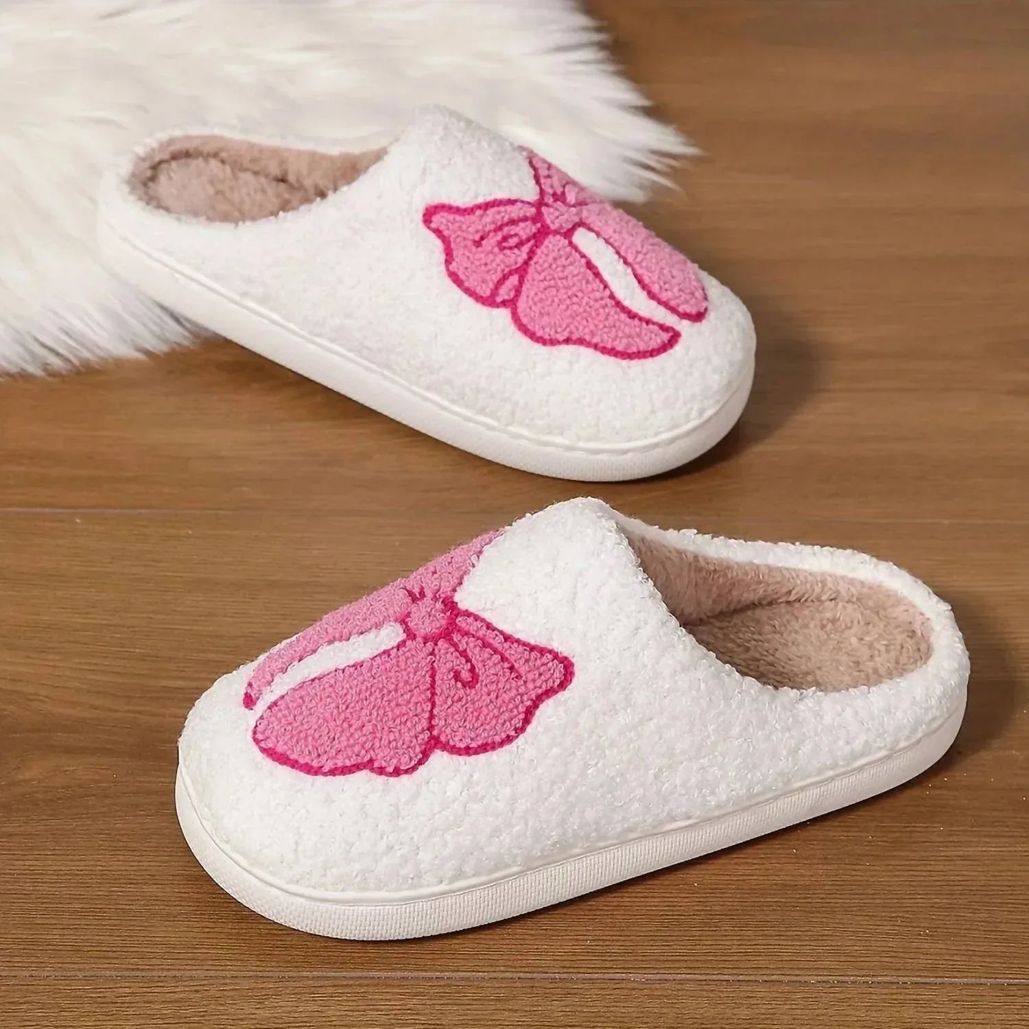 Girlie Girl - Girl's Cozy Bow Slippers - Rack Hunt