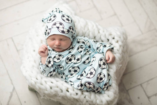 Baby Gown And Hat Set