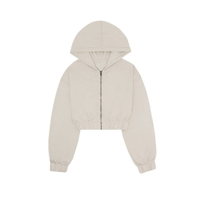 Women's Zip Crop Sweatshirt