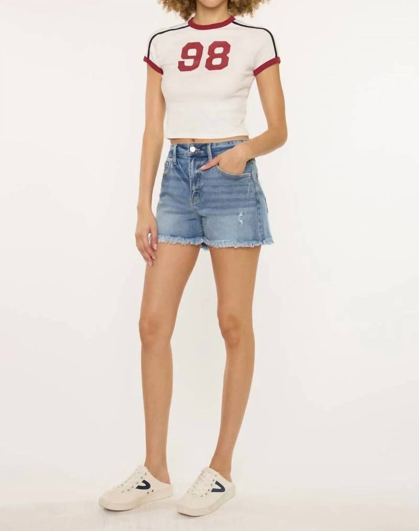 High Rise Mom Shorts