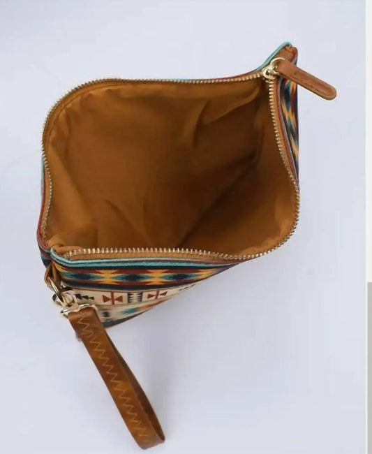 Blushing Owl Co - Women's Western Aztec Print Clutch Handbag Purse - Rack Hunt