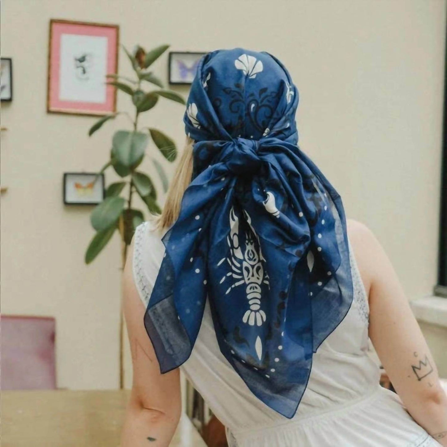 Maison Lecomte Flament - Riviera Cotton Bandana Scarf - Rack Hunt