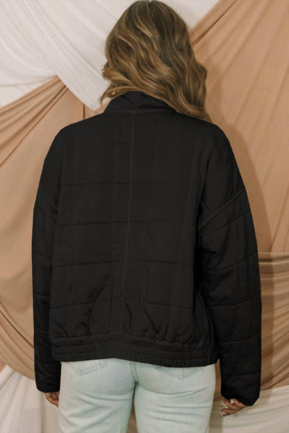 Quilted Zip Up Jacket