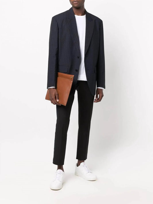 Valentino - Monogram Jacquard Wool Jacket - Rack Hunt