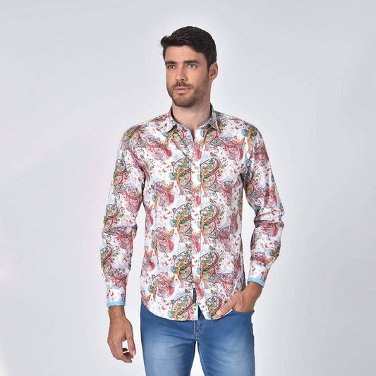 Japanese Love Bird Button Down Shirt