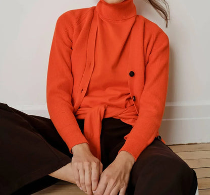Universal Standard - Renee Savvy Fine Knit Raglan Turtleneck Sweater - Rack Hunt