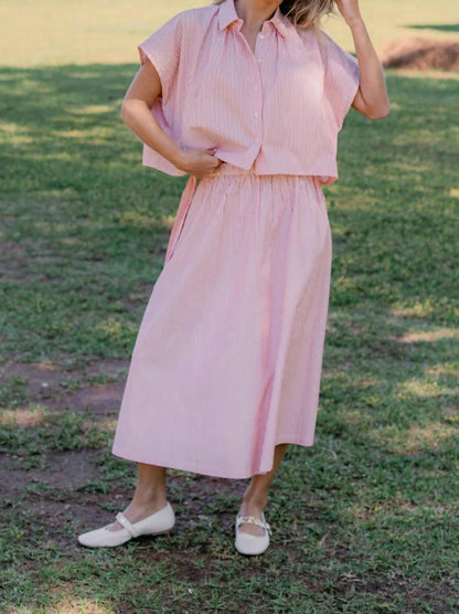 Savoy Top And Skirt Set