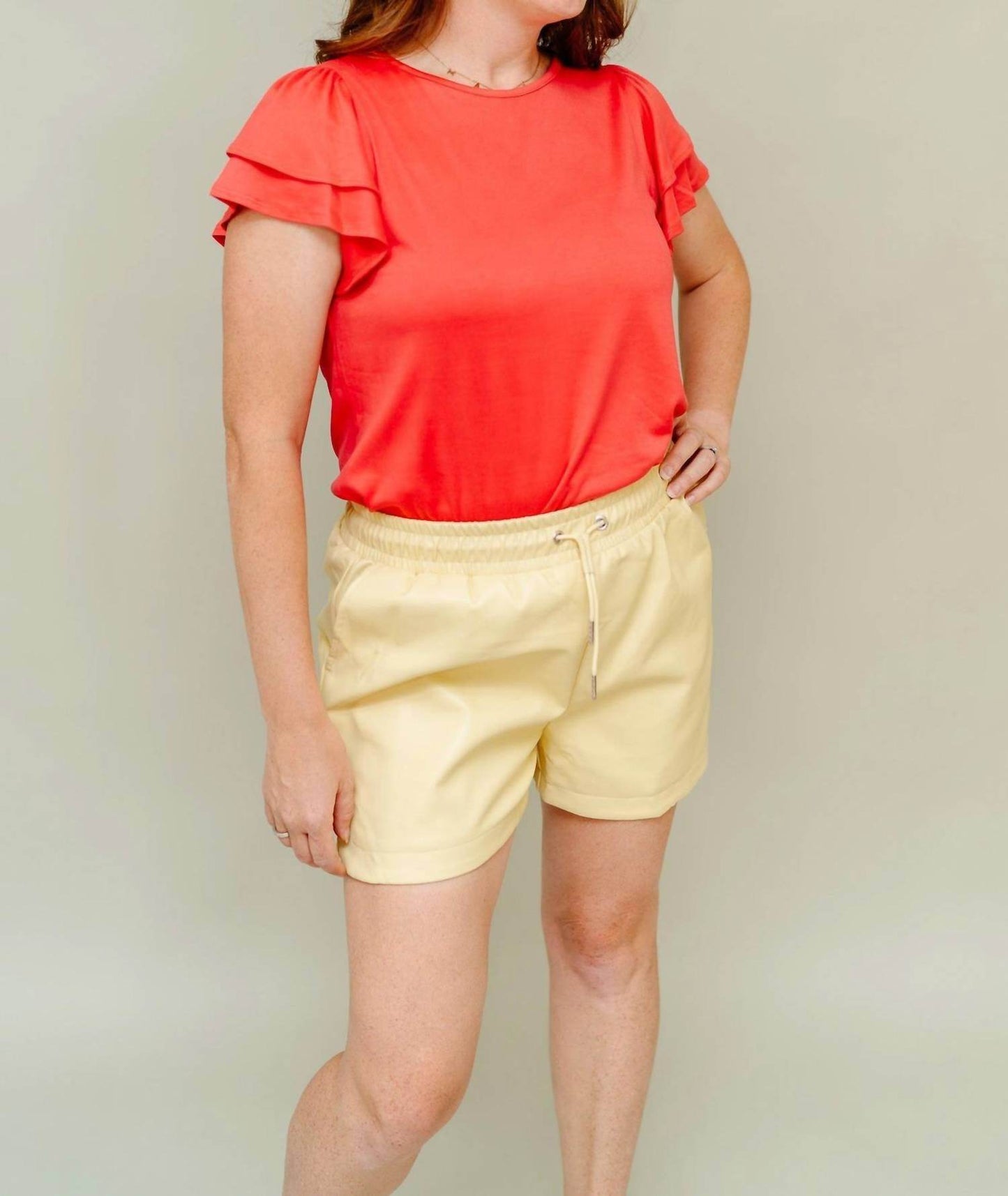 CRST - Lindsay Faux Leather Shorts - Rack Hunt -