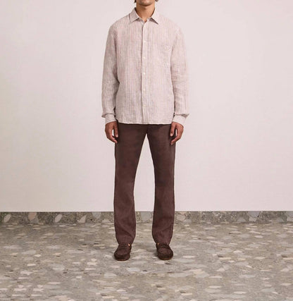 Telles Linen Striped Shirt