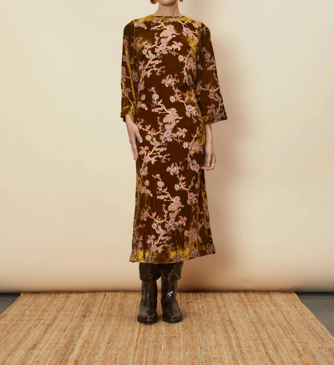 Bianca Velvet Midi Dress