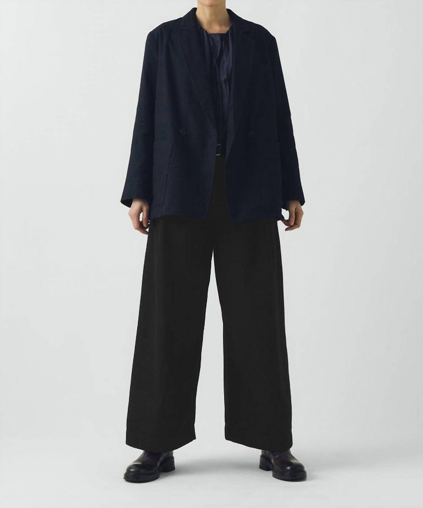 Wool Double Breasted Jacket