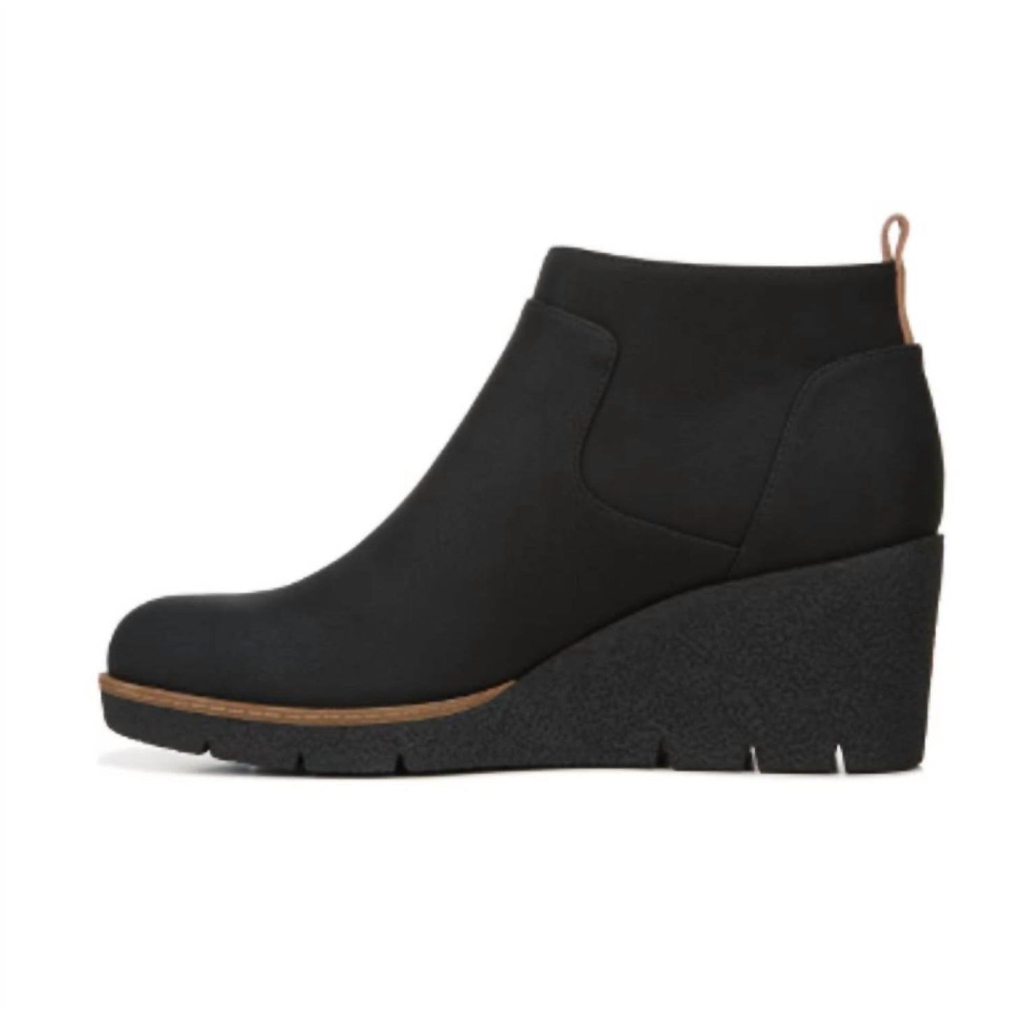 Women's Faux Leather Bianca Wedge Bootie Shoes