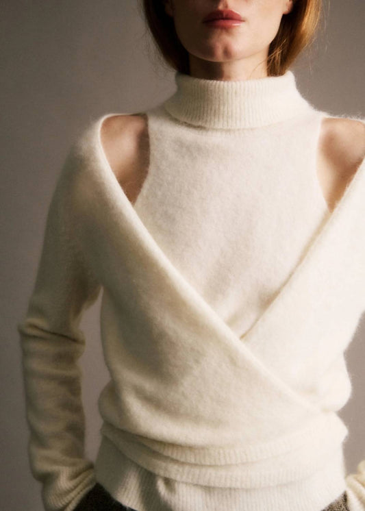 Michelle Crossed V-neck Sweater