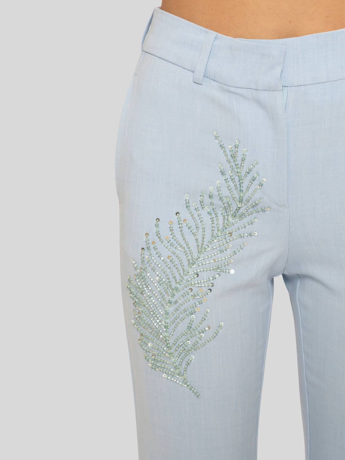 Tailored Pant With Sequin