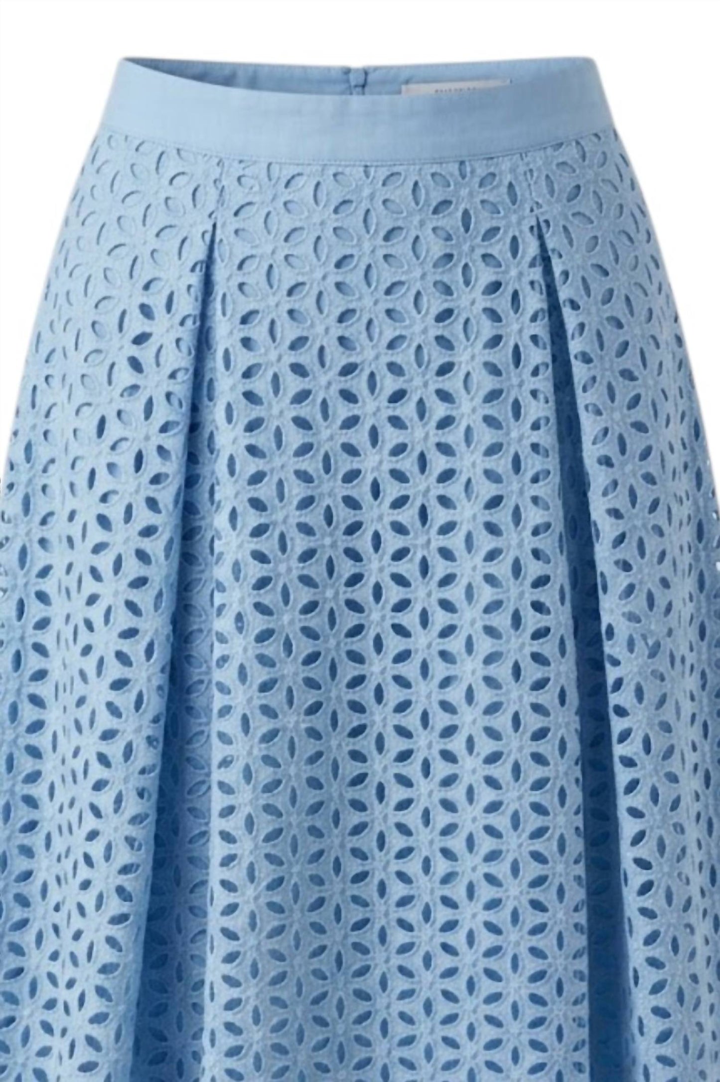 Women's Cotton Eyelet Flared Skirt