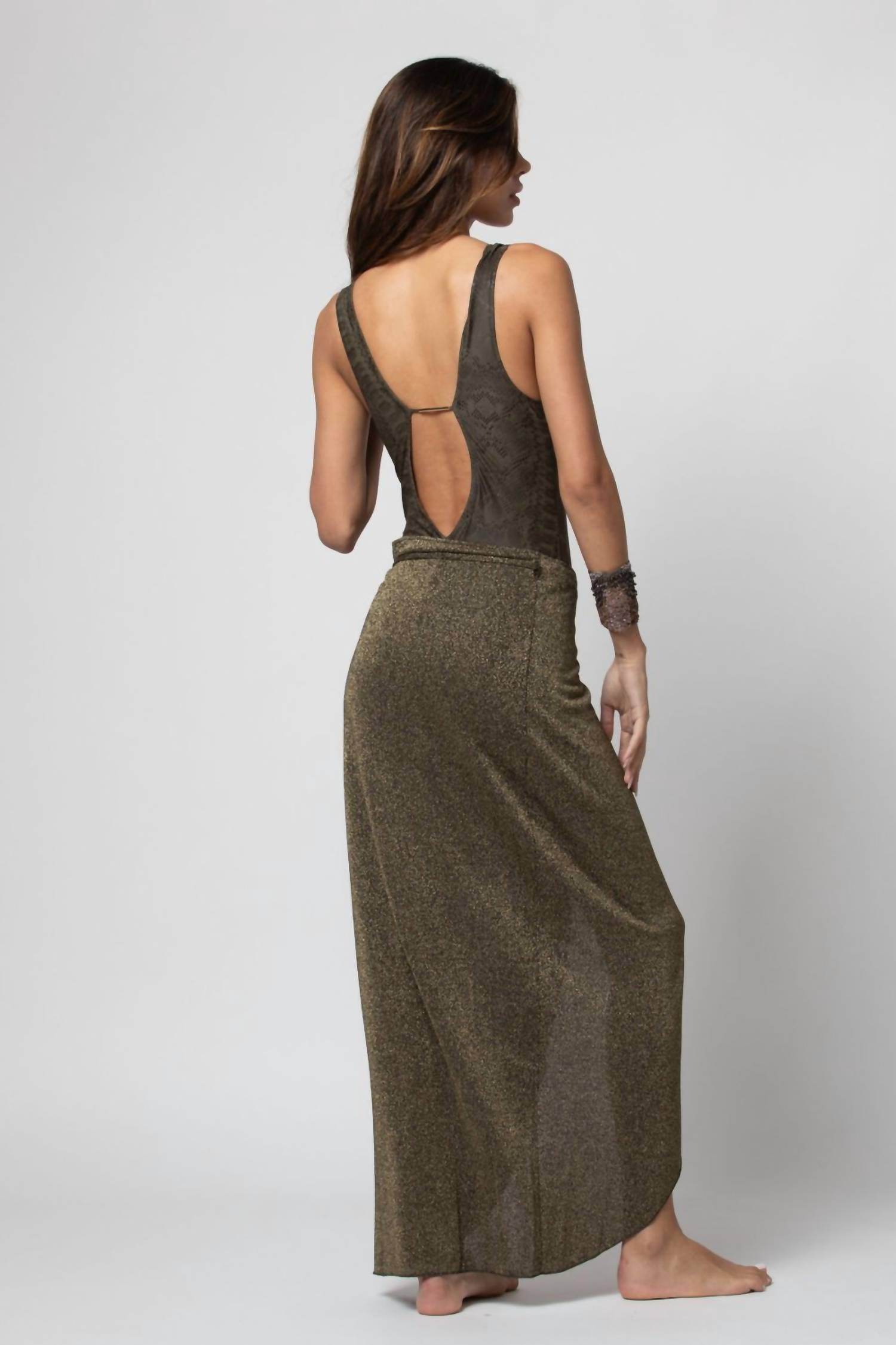 BELIZA - Long Lurex Pareo - Rack Hunt -