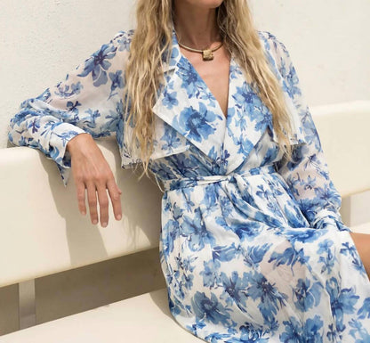 Chiffon Trench Dress
