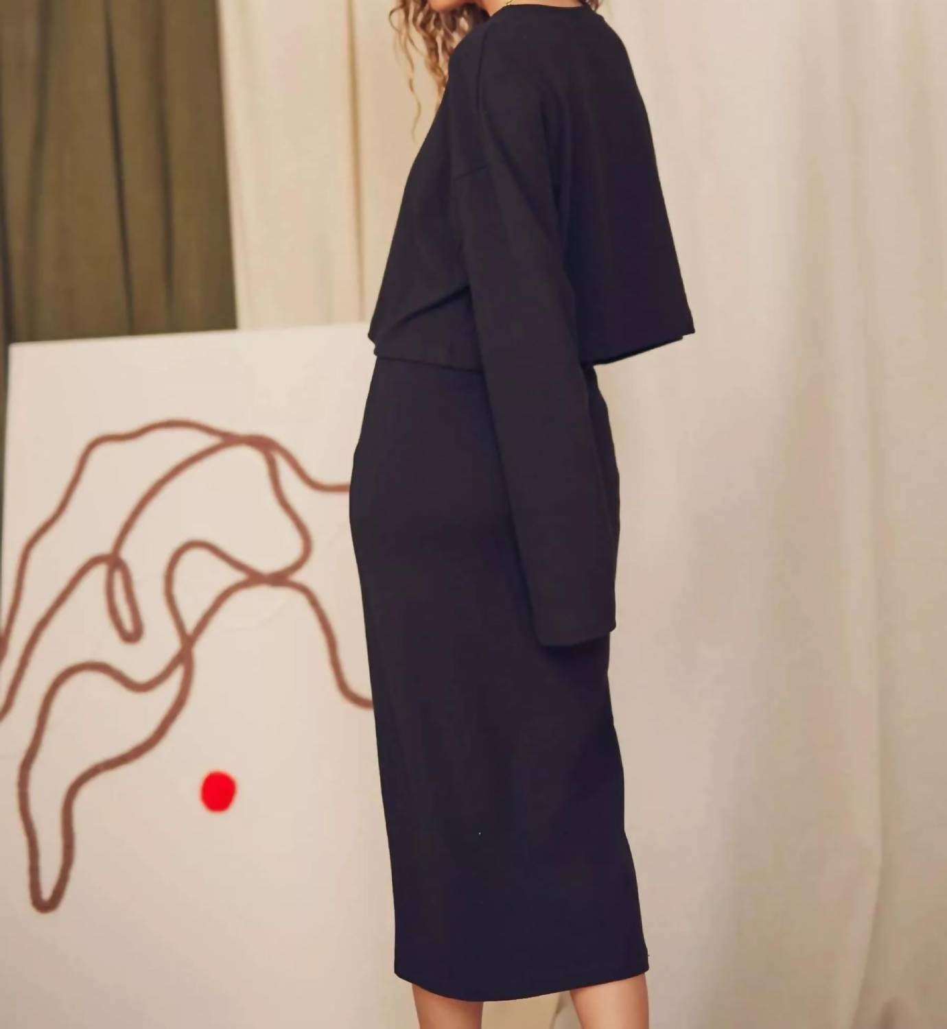 Organic Cotton Midi Skirt