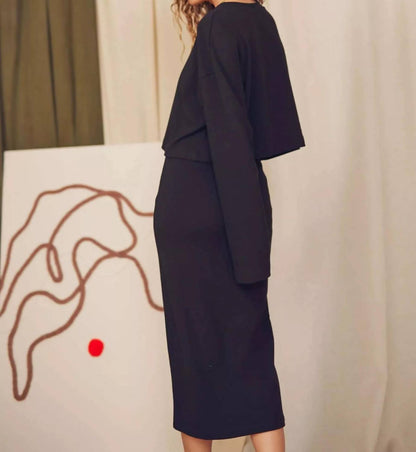 Organic Cotton Midi Skirt