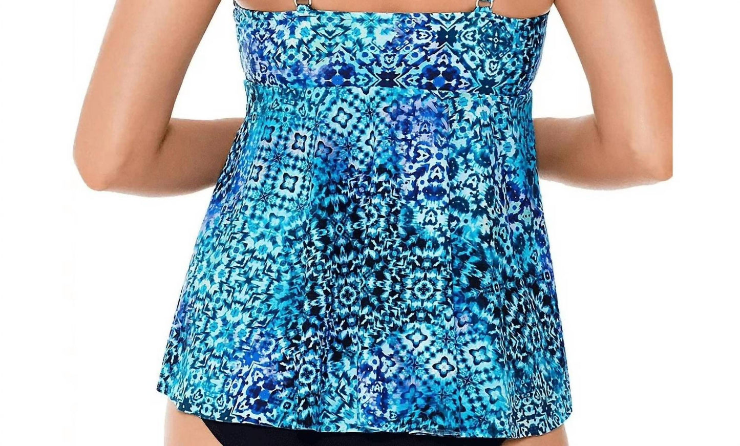 Printed Underwire Tankini Top