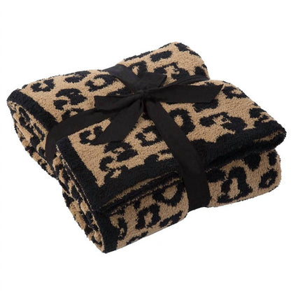 Leopard Pattern Ultra-soft Throw Blanket