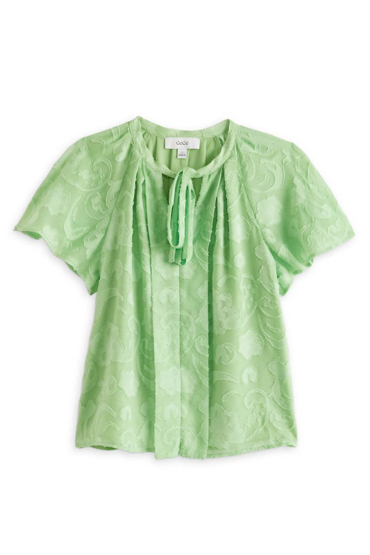 Women's Raglan Flutter Sleeve Blouse