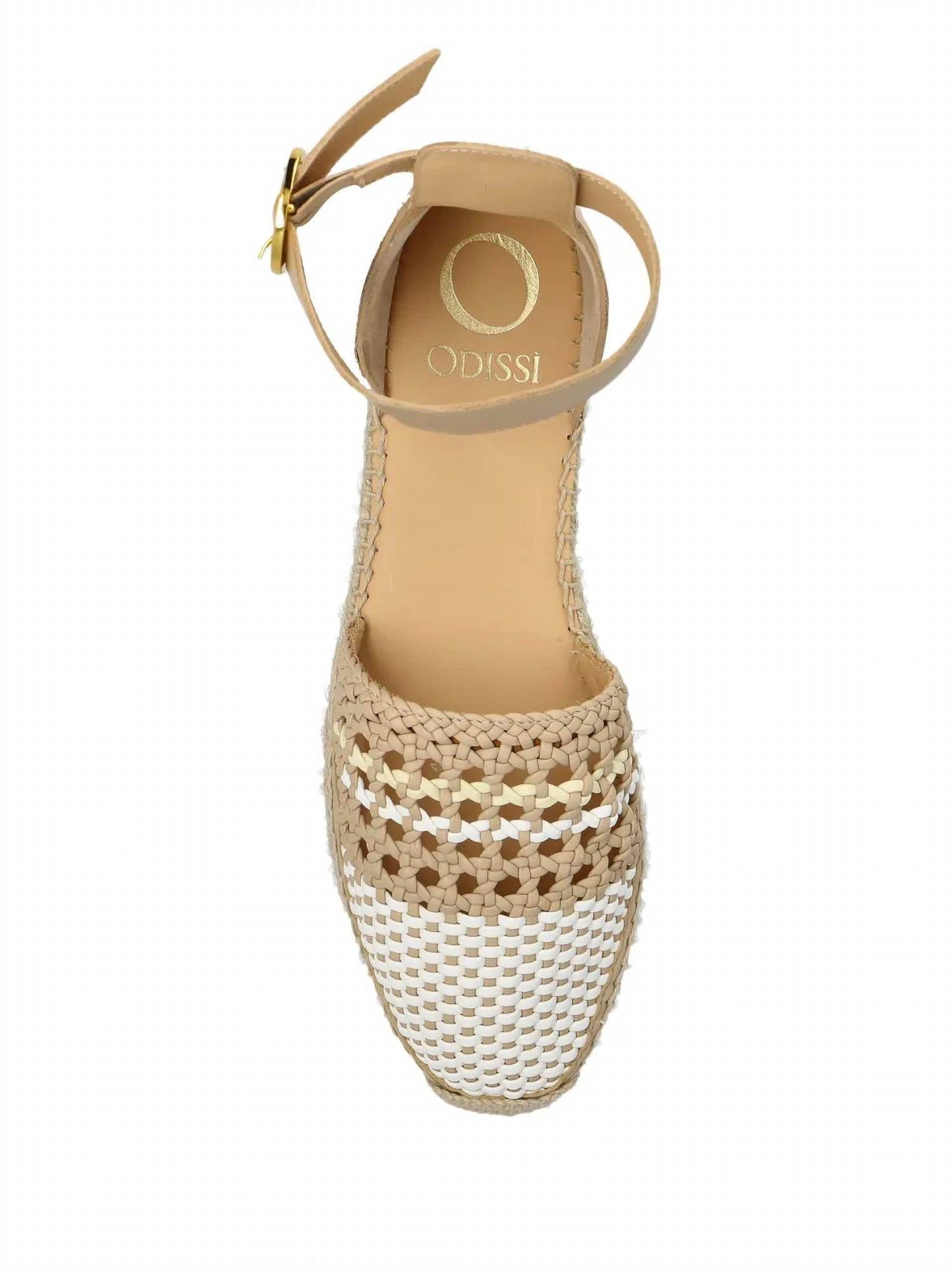 Odissi - Women's Lily Braided Flat Espadrille - Rack Hunt -