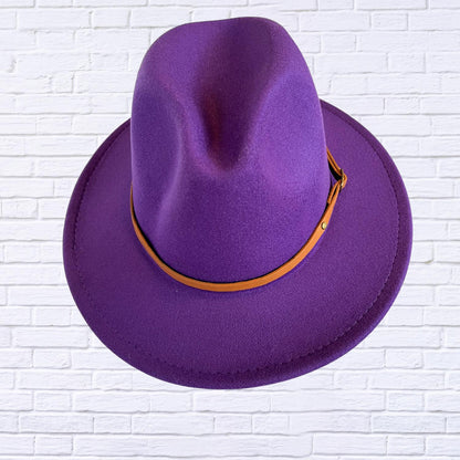 Retro Flat Brim Hat