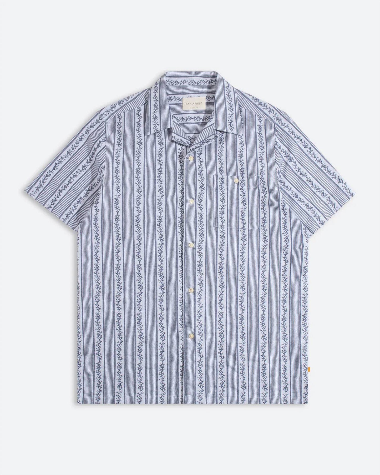 Selleck Stripe Floral Shirt