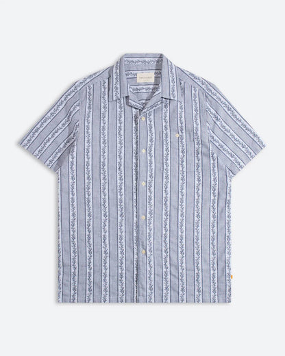 Selleck Stripe Floral Shirt