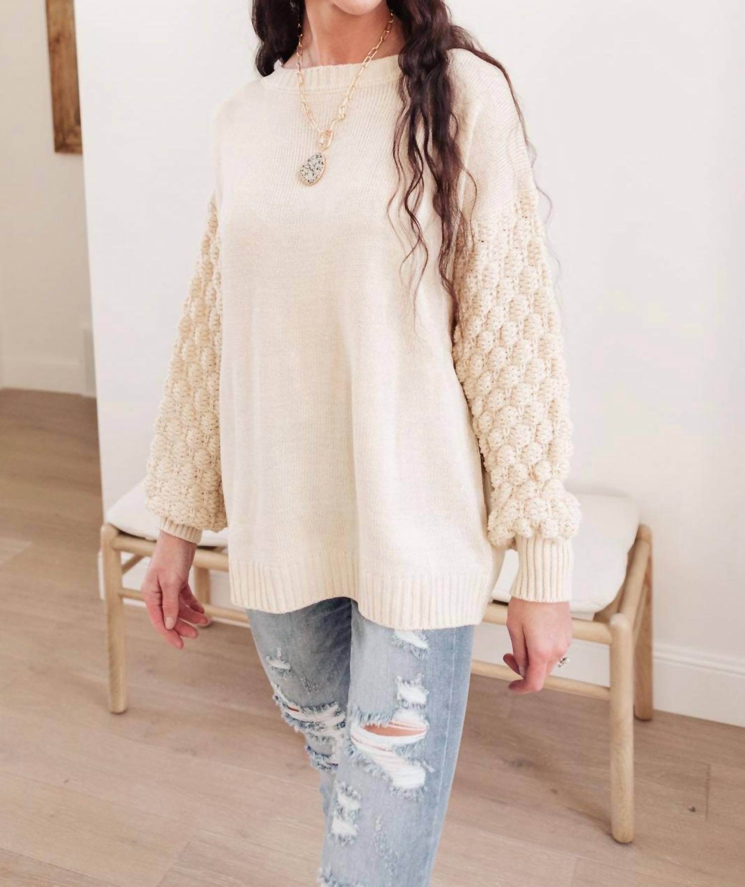 Ave Shops - Bubbly B Sweater - Rack Hunt -