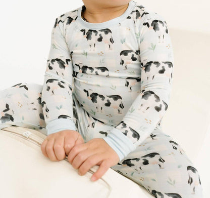 Dairy Cow Bamboo Set