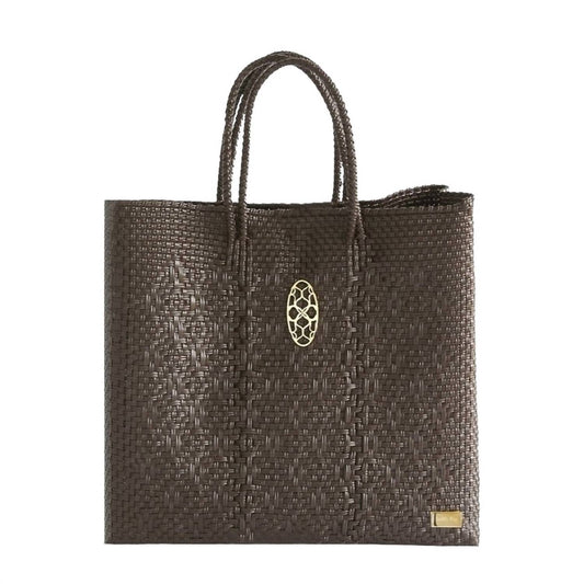 Women's Medium Woven Shoulder Strap Tote Bag