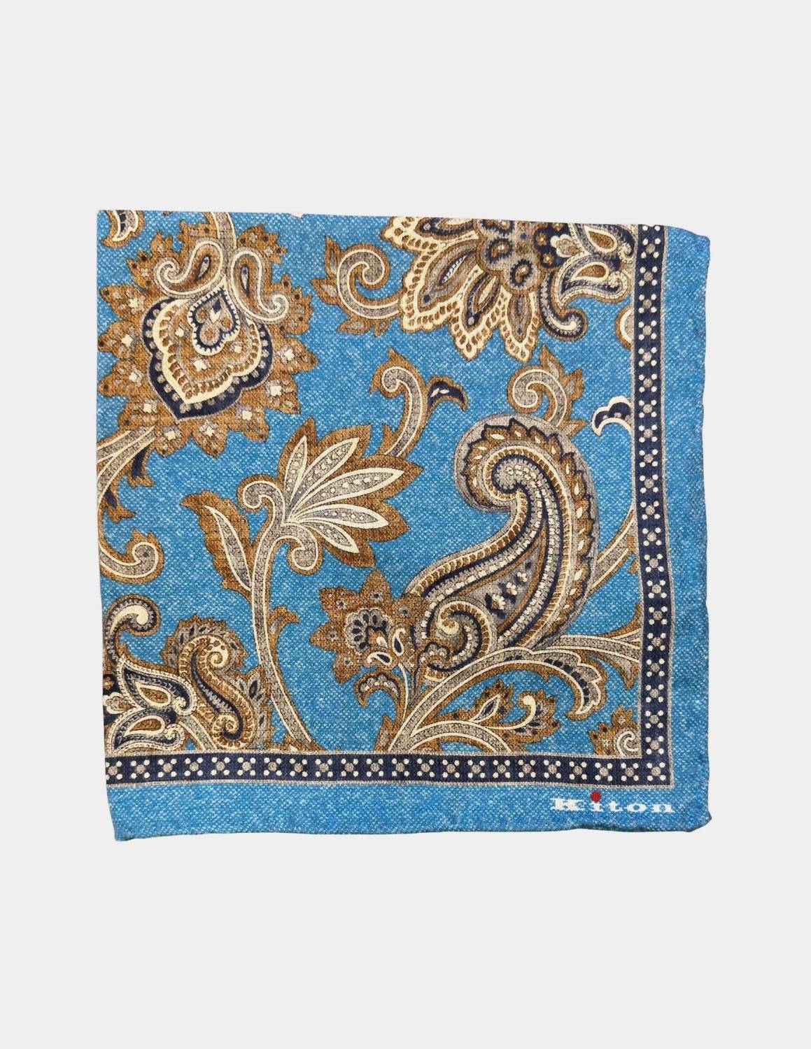 Silk Paisley Pocket Square