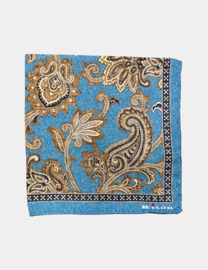 Silk Paisley Pocket Square