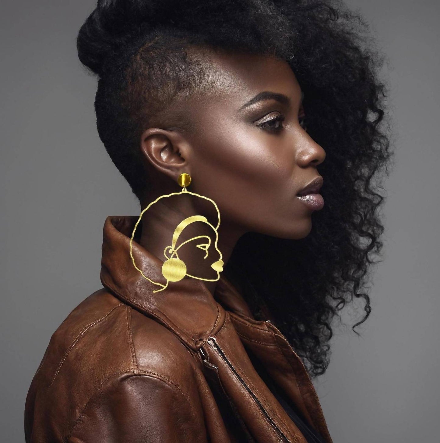 Women's African Oversized Statement Earrings