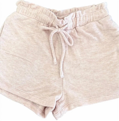 Girl's Hacci Jersey Drawstring Short