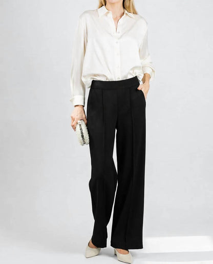 Pull-on Straight Pants