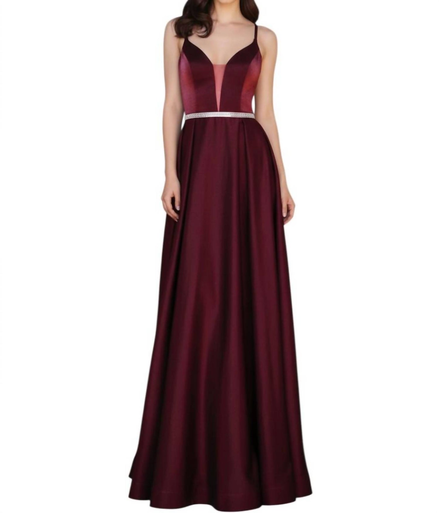 Sleeveless V-neck Maxi Dress