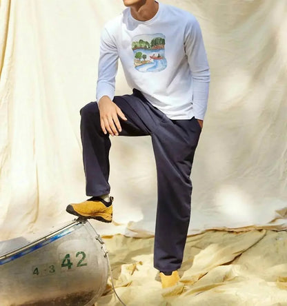 forét - Canoe Long Sleeve Tee - Rack Hunt
