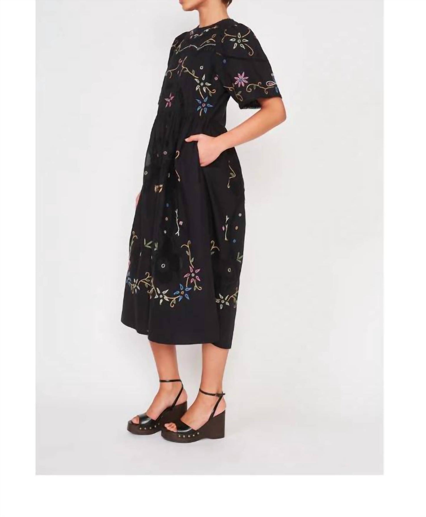Palm Midi Dress