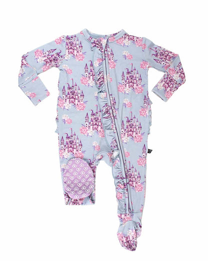 Jules Ruffled Zippered Footies