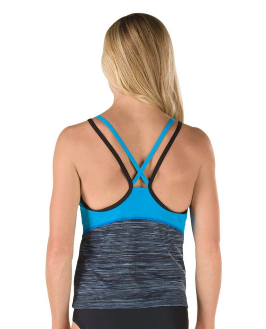 Speedo - Textured Double Strap Tankini Top - Rack Hunt -
