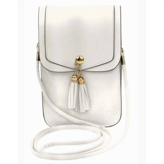 Touch Screen Tassel Crossbody Phone Bag