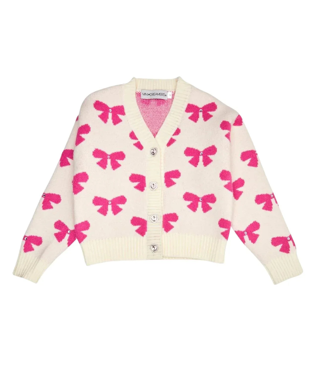 Mini Dreamers - Girls Maya Bow Cardigan - Rack Hunt