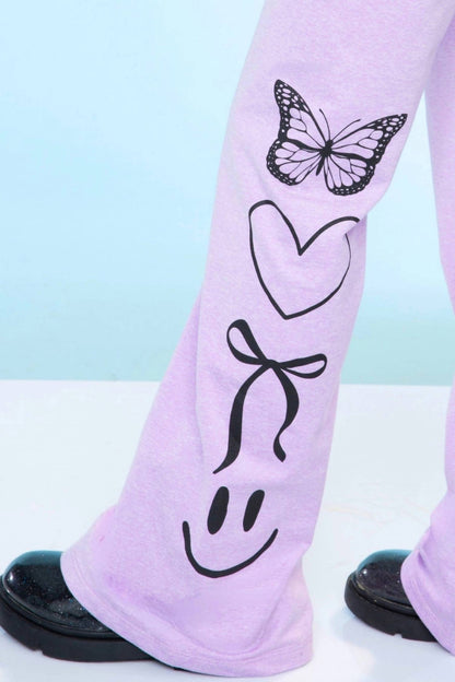 Emoji Stars Simply Flare Legging