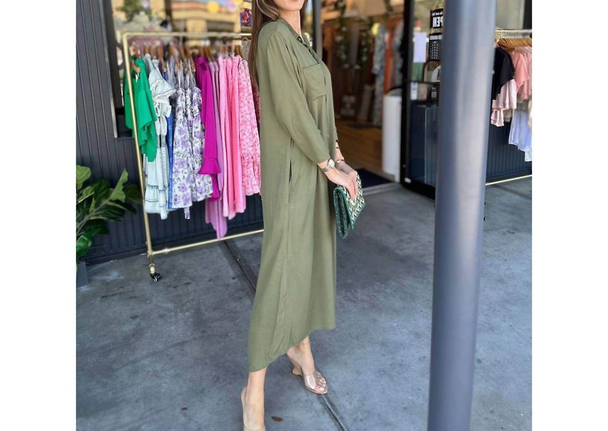 Zinzane - Maxi Shirtdress - Rack Hunt