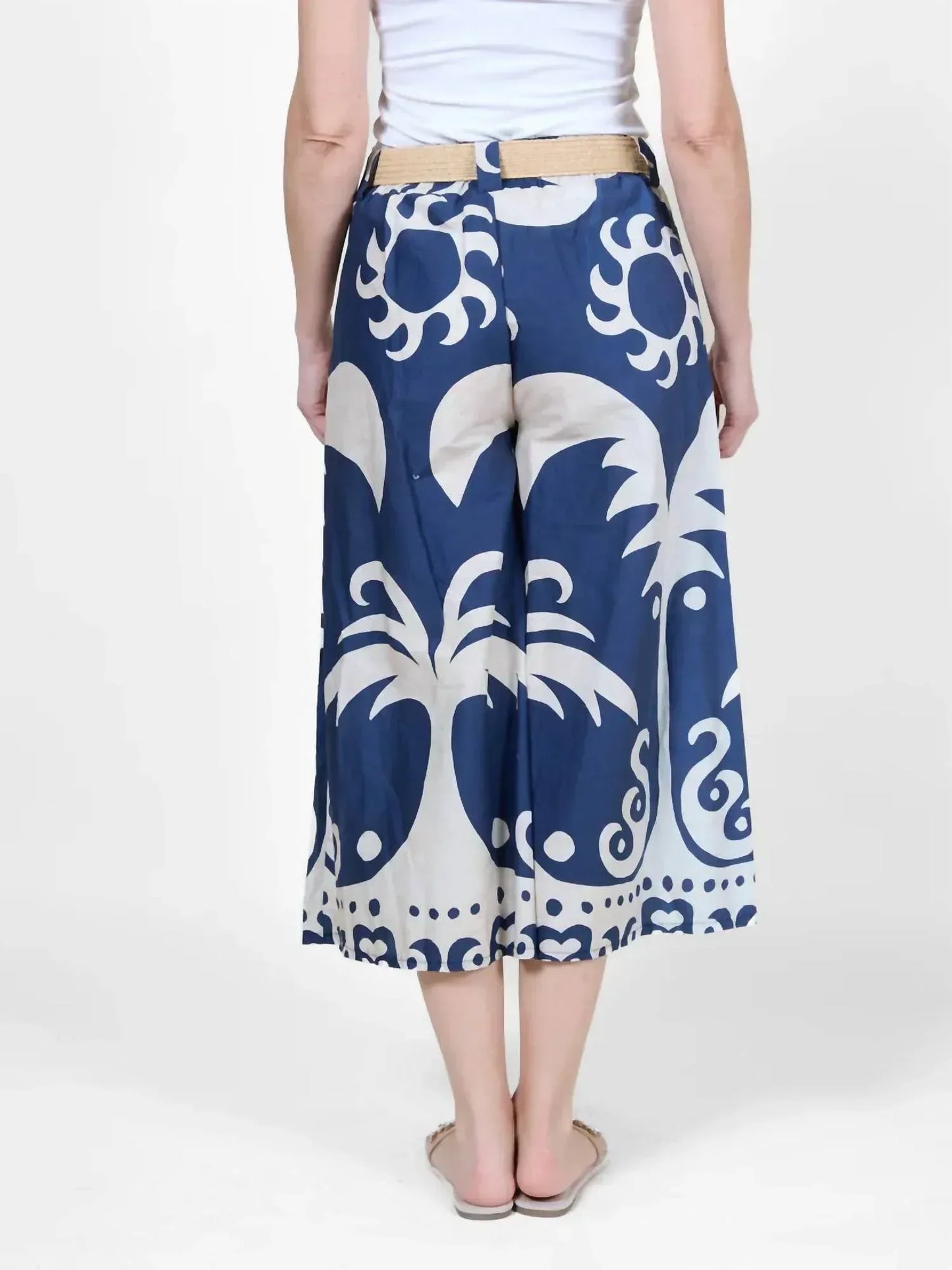Angela Mara - Pull On Belted Flare Pant - Rack Hunt